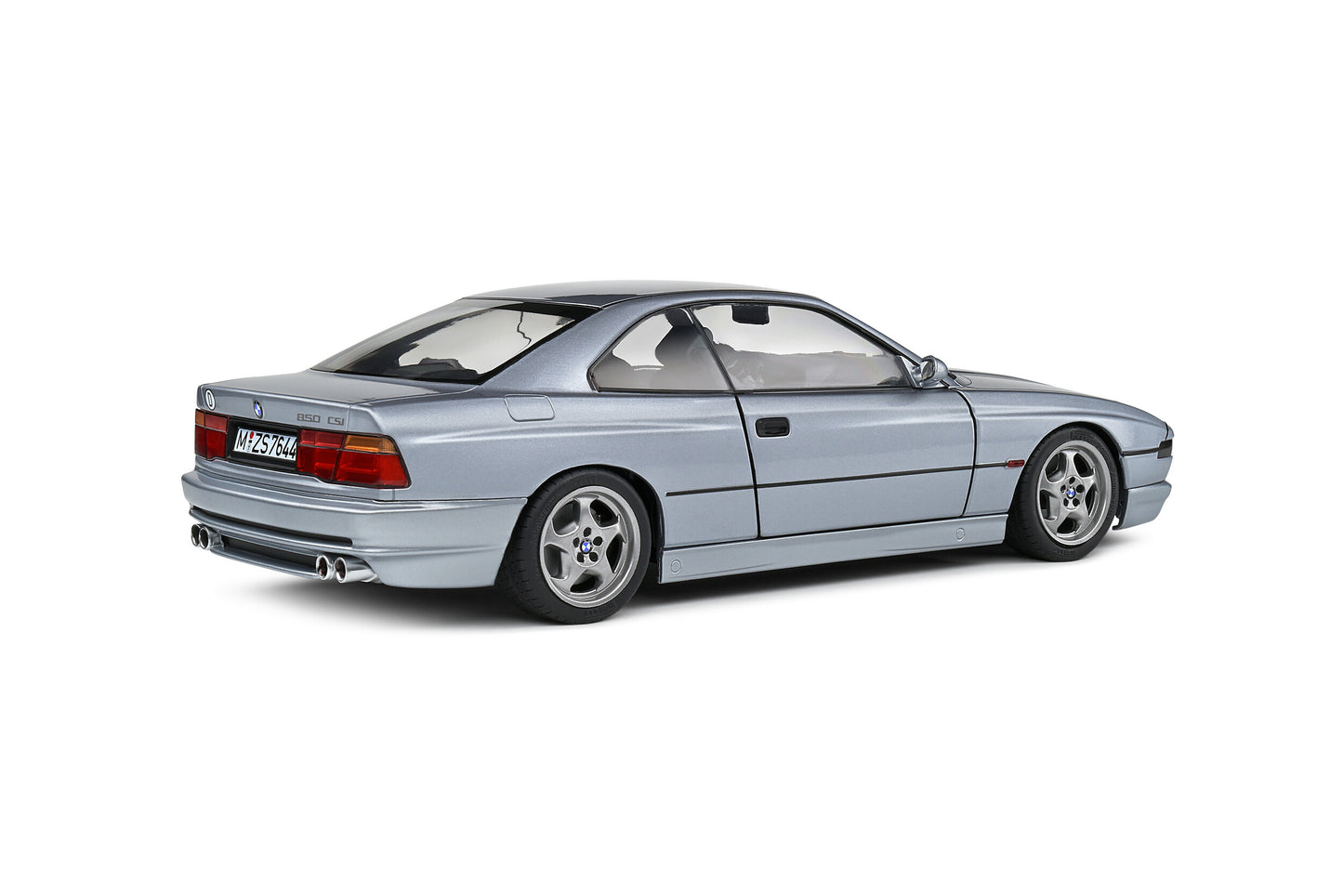 Solido 1992 BMW E31 850 CSi Coupe Arctic Silver Metallic 1:18