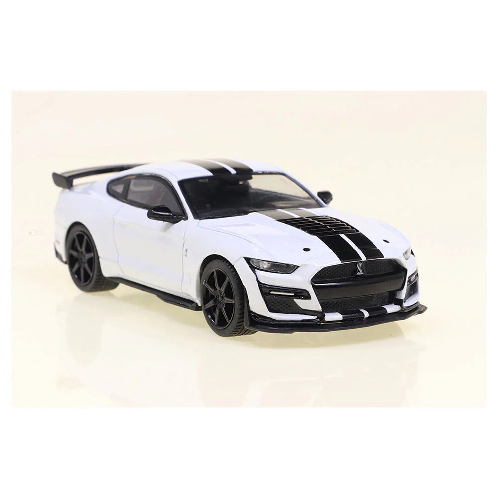 Solido 1:43 2020 Ford Shelby Mustang GT500 White w/ Black Stripes