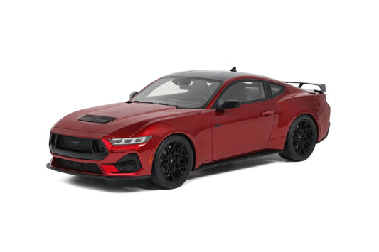 GT Spirit 2024 Ford Mustang GT 5.0 Coupe Red Metallic 1:18 RESIN