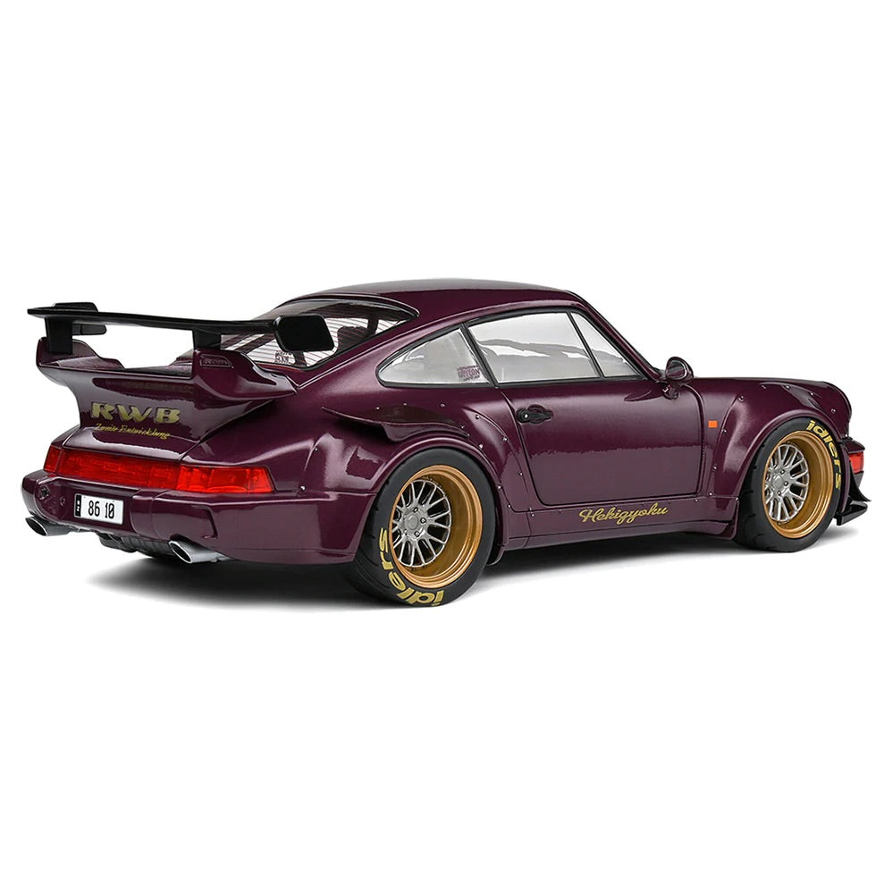 Solido 2022 Porsche RWB 964 Hekigyoku Purple 1:18