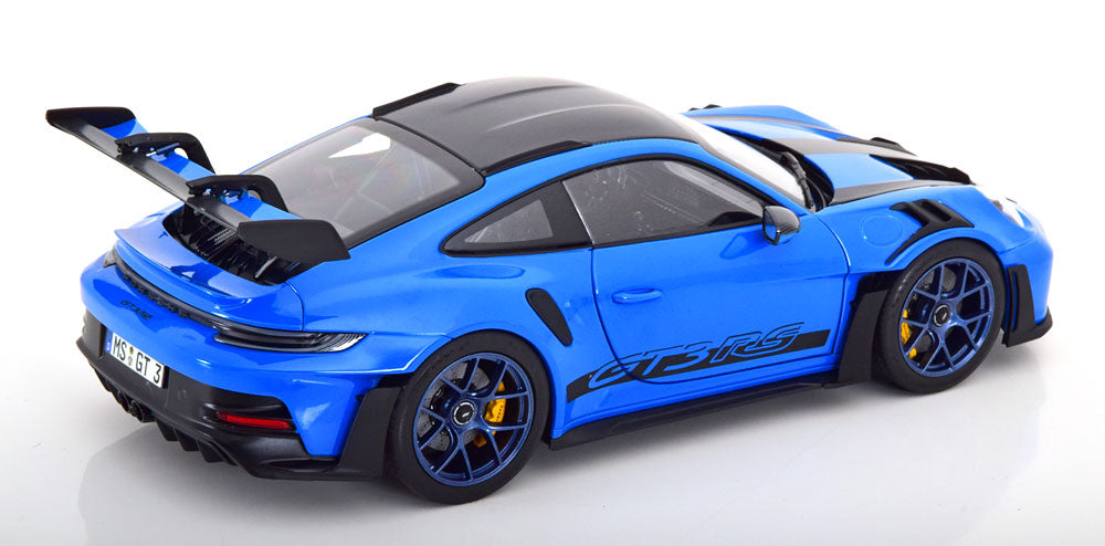 Norev Porsche 911 992 GT3 RS Weissach Pkg Shark Blue 1:18 LIMITED