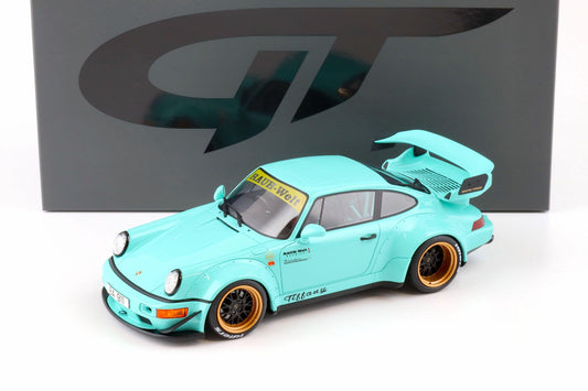 GT Spirit 2015 Porsche 911 964 RWB Tiffany Blue 1:18 Resin
