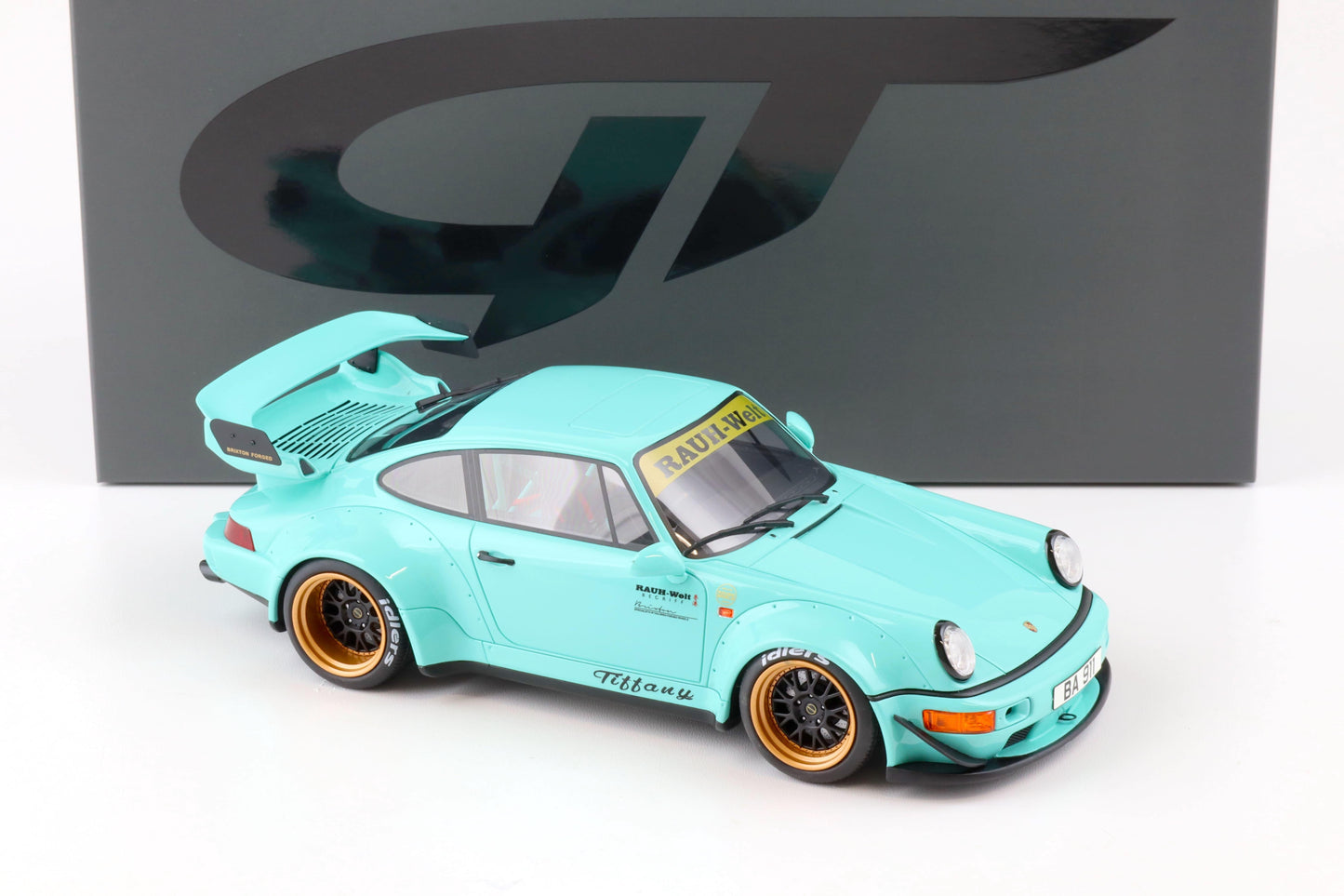 GT Spirit 2015 Porsche 911 964 RWB Tiffany Blue 1:18 Resin