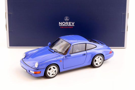 Norev 1990 Porsche 911 964 Carrera 4 Maritime Blue 1:18 LIMITED