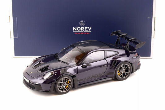 Norev Porsche 911 992 GT3 RS Weissach Pkg Viola Metallic 1:18 LIMITED