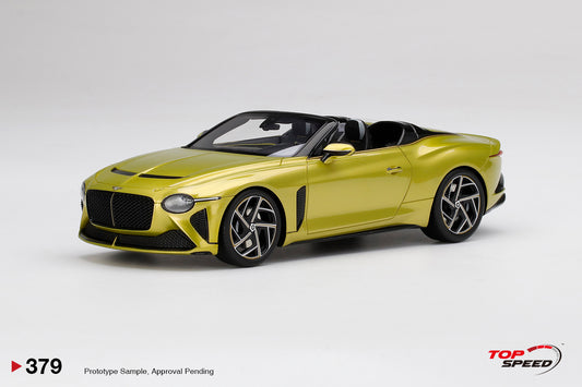 Topspeed 1:18 Bentley Mulliner Bacalar Yellow Flame