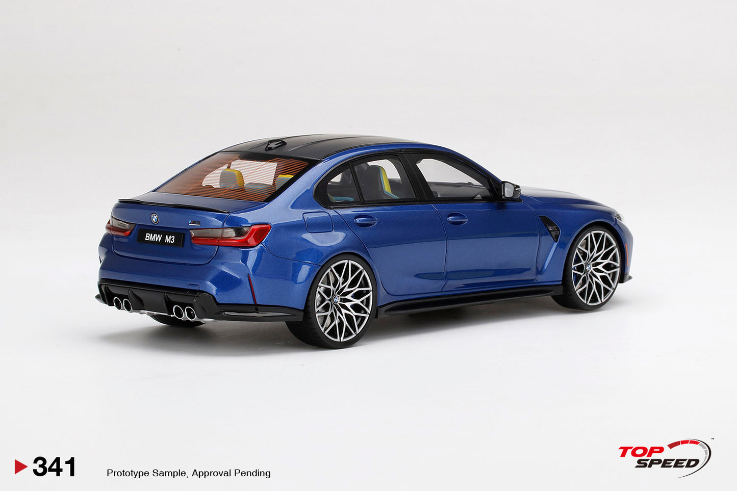 Topspeed 1:18 BMW M3 Competition (G80) Portimao Blue Metallic