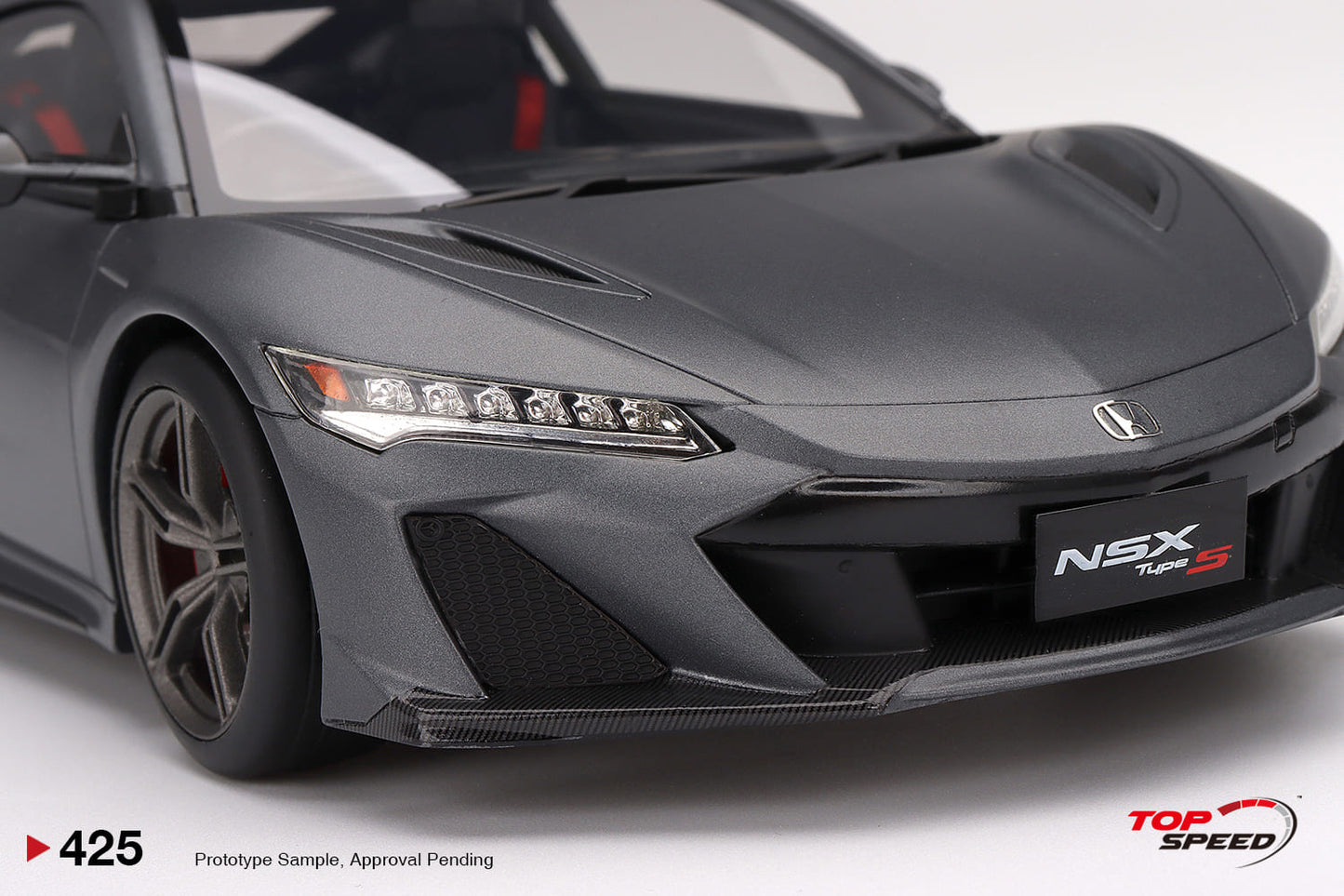 Topspeed 1:18 Honda NSX Type S 2022 Gotham Gray Matte