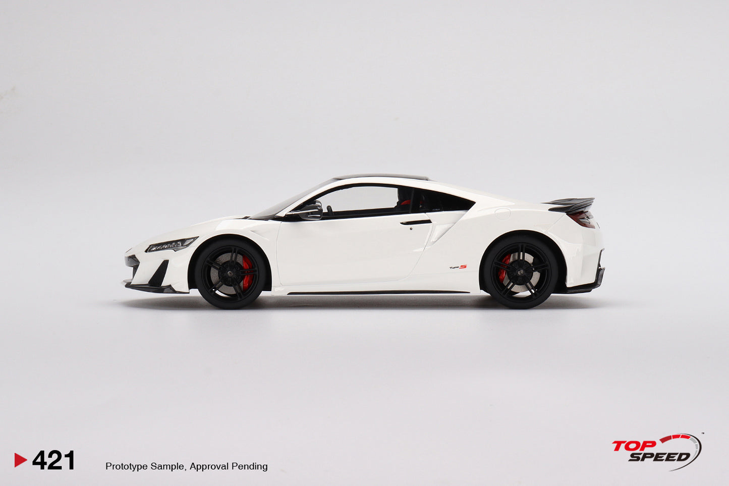 Topspeed 1:18 Honda NSX Type S 2022 130R White