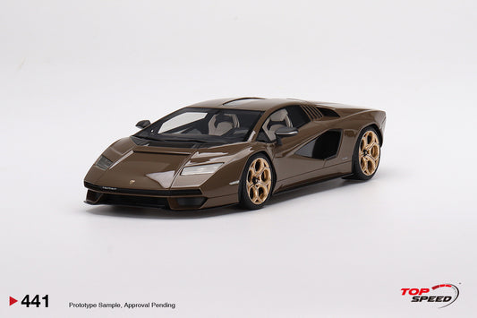 Topspeed 1:18 Lamborghini Countach LPI 800-4  Dark Bronze