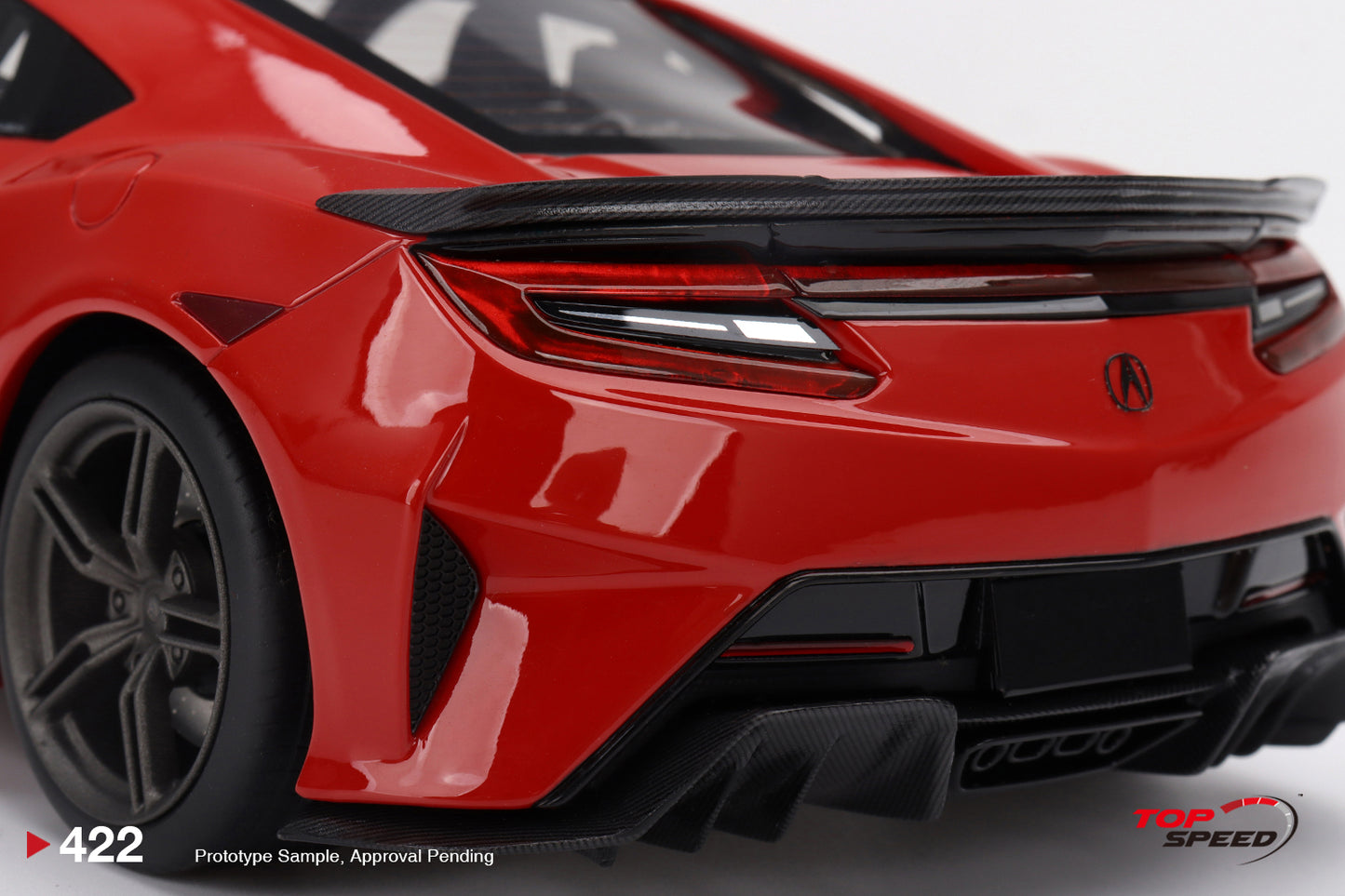 Topspeed 1:18 Acura NSX Type S 2022 Curva Red