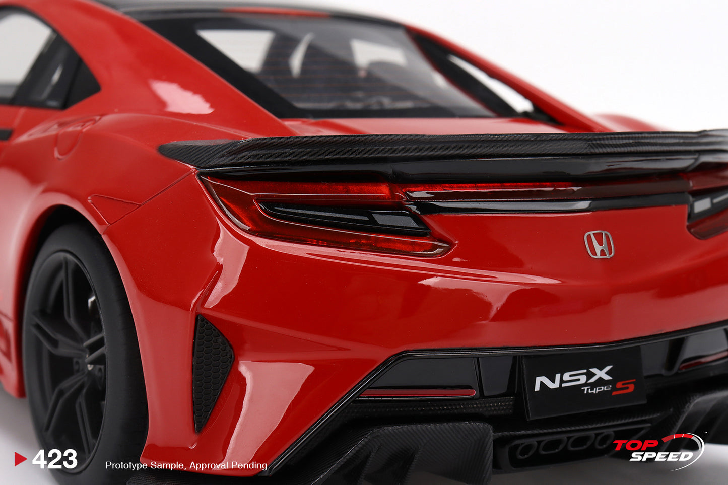 Topspeed 1:18 Honda NSX Type S 2022 Curva Red