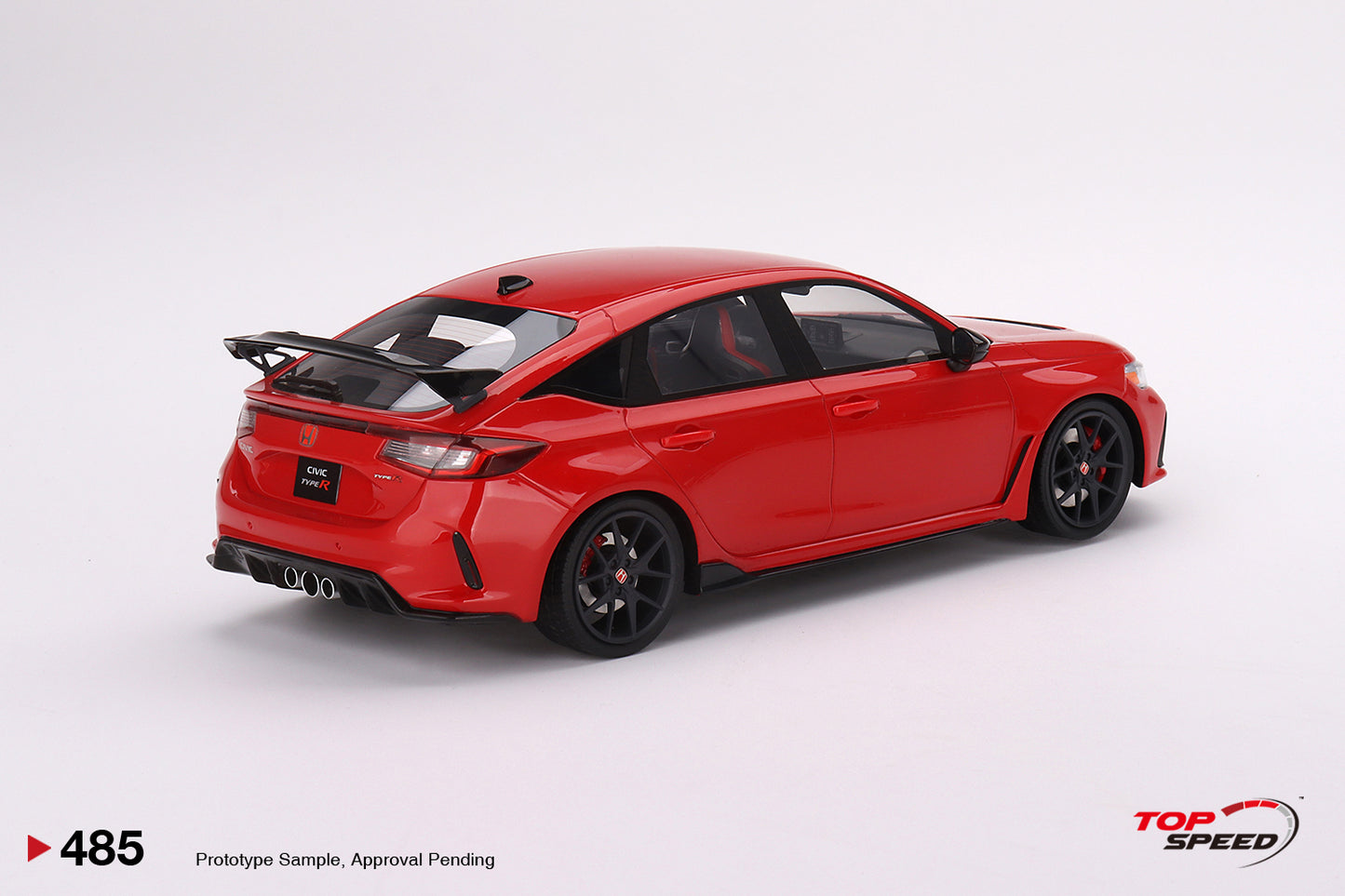 Topspeed 1:18 Honda Civic Type R Rallye Red (LHD) 2023