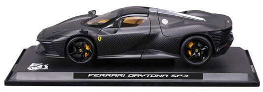 Bburago Signature Series Ferrari Daytona SP3 50th Anniversary Full Carbon Fiber 1:18
