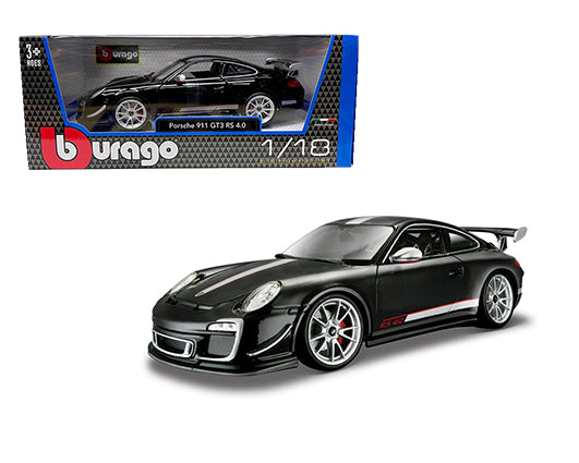 Bburago Porsche 911 997 GT3 RS 4.0 ( Black ) – Plus Series 1:18