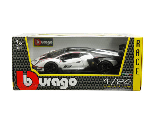 Bburago Lamborghini Essenza SCV12 Race Series White 1:24
