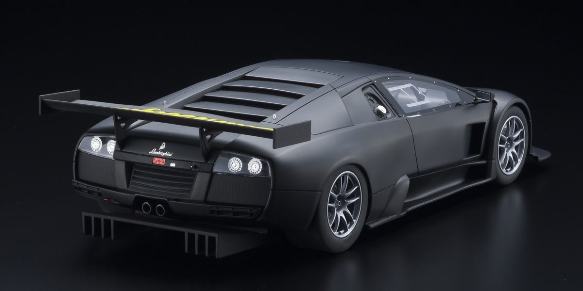 Kyosho 2007 Lamborghini Murcielago R-GT Matte Black 1:18 RESIN