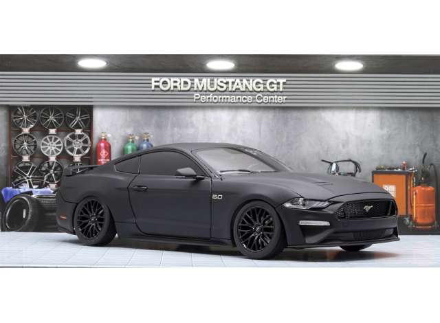 Diecast Masters 2019 Ford Mustang GT 5.0 Coupe RHD Matte Black (Customizable) 1:18