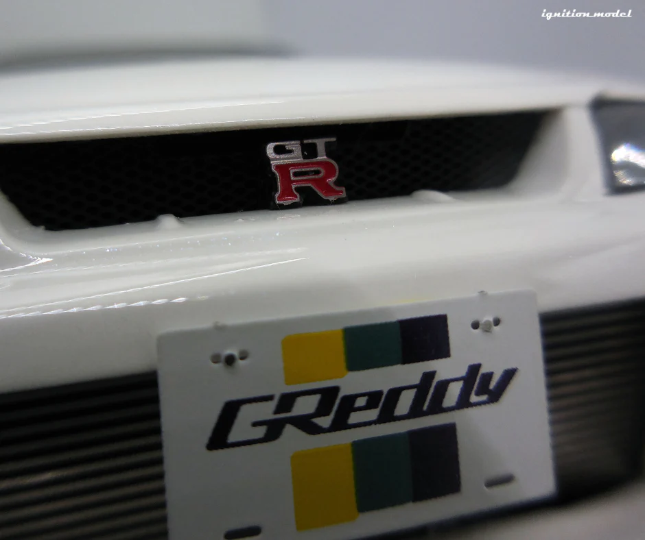 Ignition-Model Nissan GReddy GT-R R33 (BCNR33) RHD Pearl White 1:18