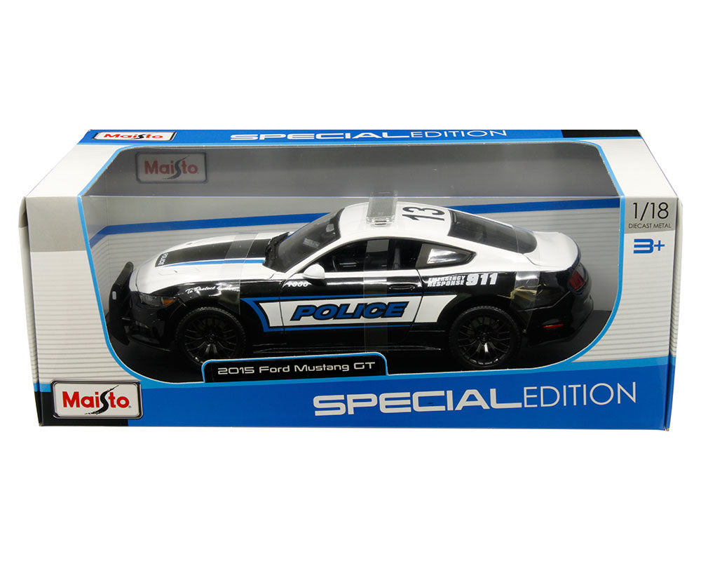 Maisto 2015 Ford Mustang GT Police Car 1:18