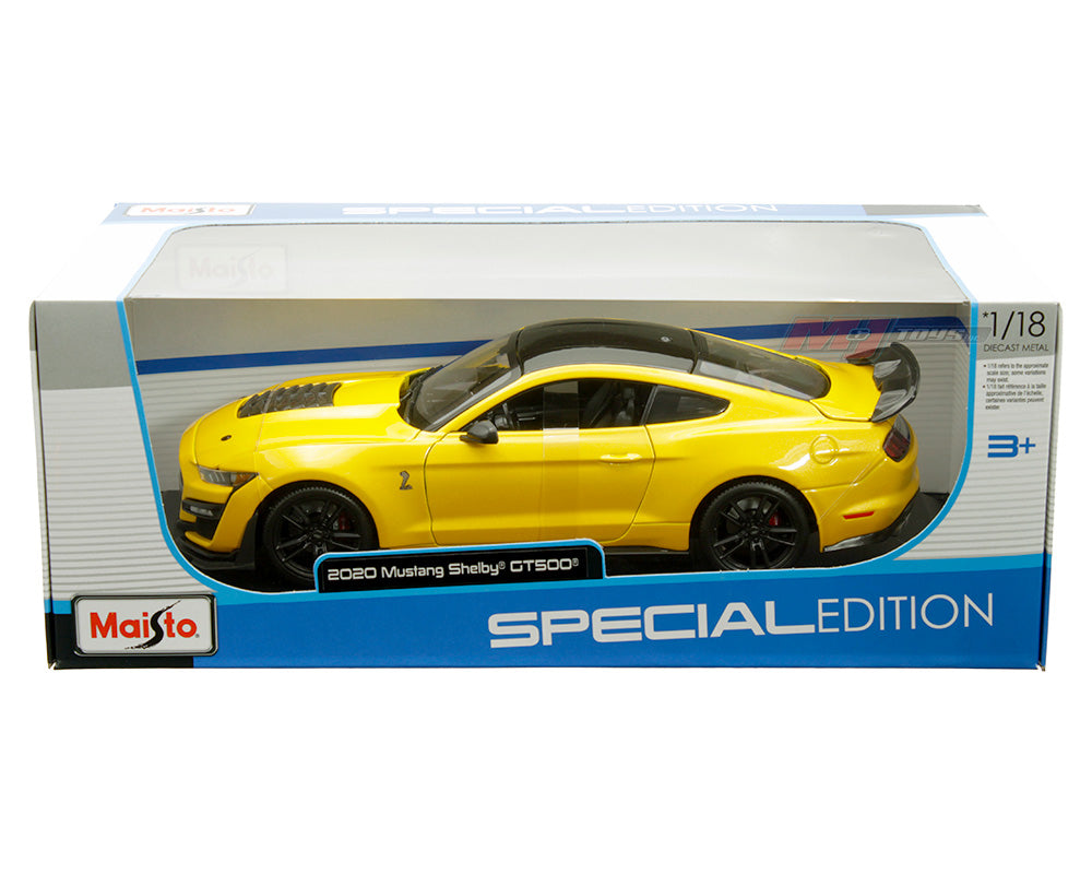 Maisto 2020 Ford Shelby GT500 Yellow 1:18