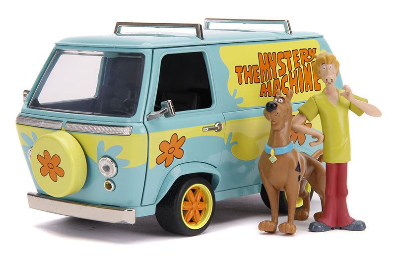 The Mystery Machine with Scooby Doo and Shaggy Figures 1:24