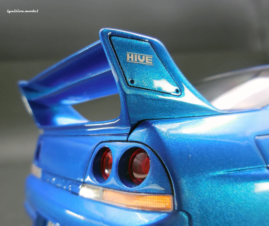 Ignition-Model Nissan GReddy GT-R R33 (BCNR33) RHD Blue Metallic 1:18