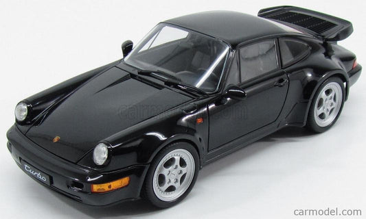 Welly 1990 Porsche 911 (964) Turbo 3.6 Black 1:18