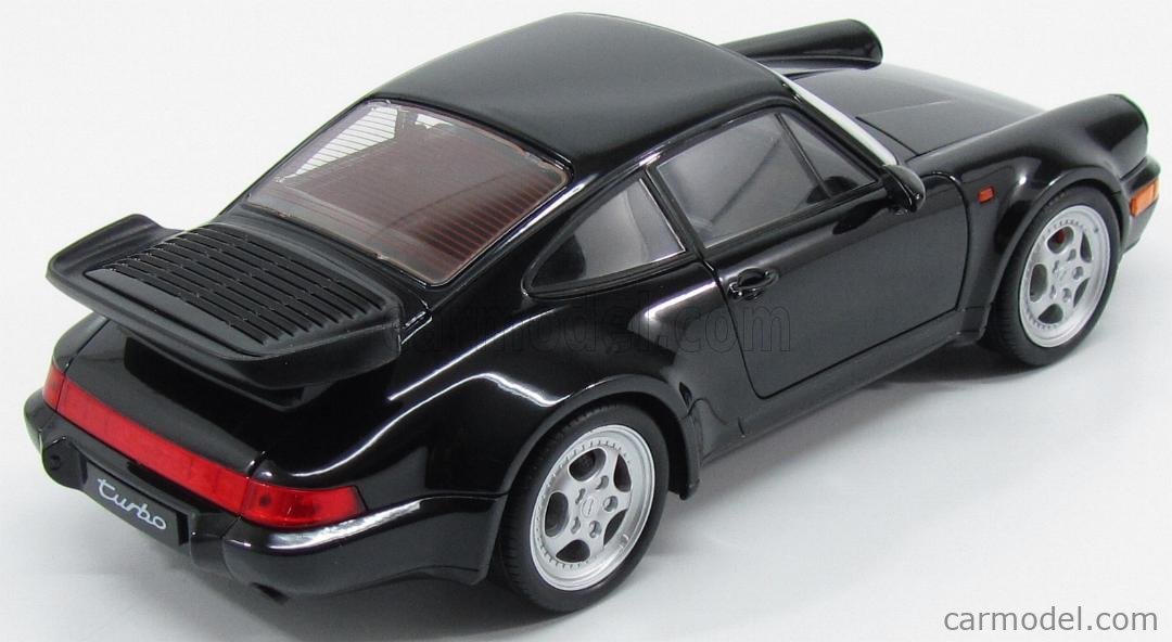 Welly 1990 Porsche 911 (964) Turbo 3.6 Black 1:18