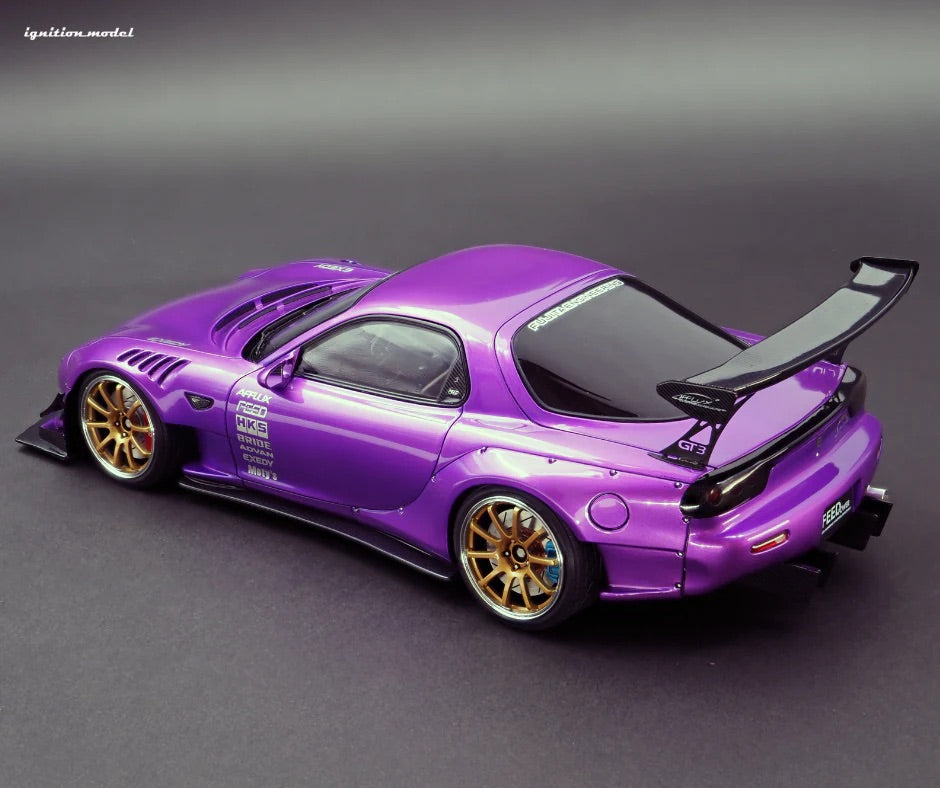 Ignition-Model Mazda RX-7 Feed Afflux GT3 (FD3S) Purple Metallic 1:18