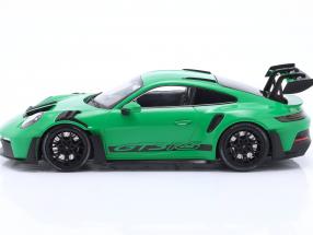 Minichamps 2023 Porsche 911 992 GT3 RS Python Green w/ Black Wheels 1:18 SEALED, LIMITED EDITION