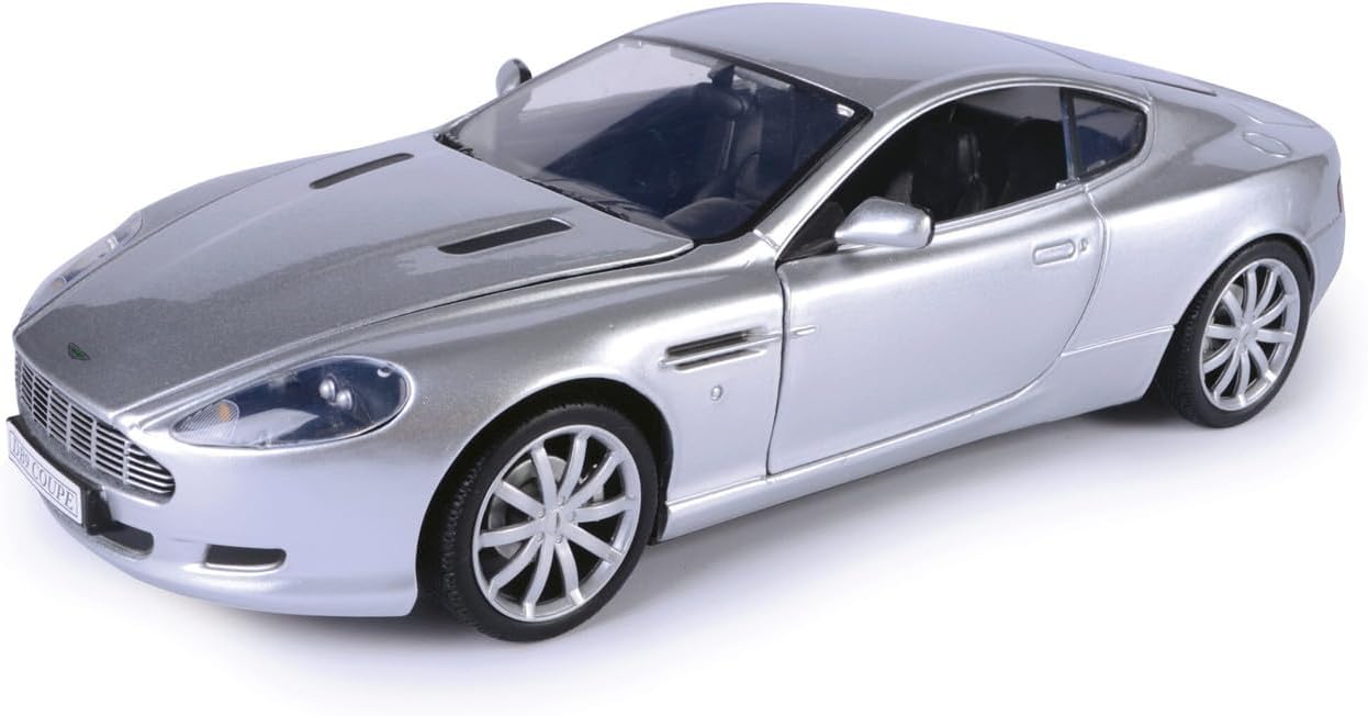 Motormax 2004 Aston Martin DB9 Silver 1:18