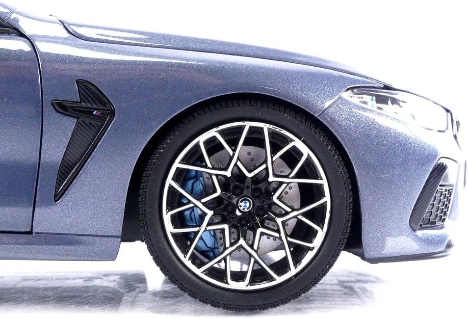 Minichamps 2020 BMW M8 Coupe (F92) Light Blue Metallic 1:18