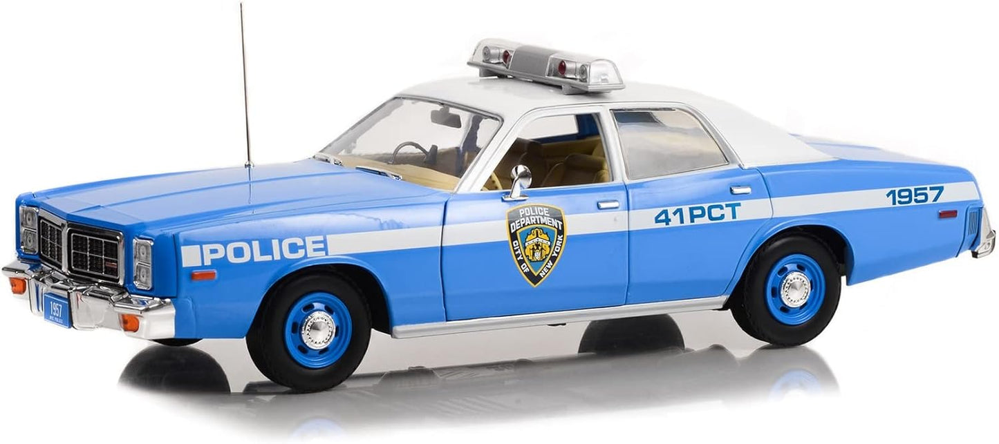 Greenlight 1978 Dodge Monaco NYPD Police Cruiser Blue 1:18