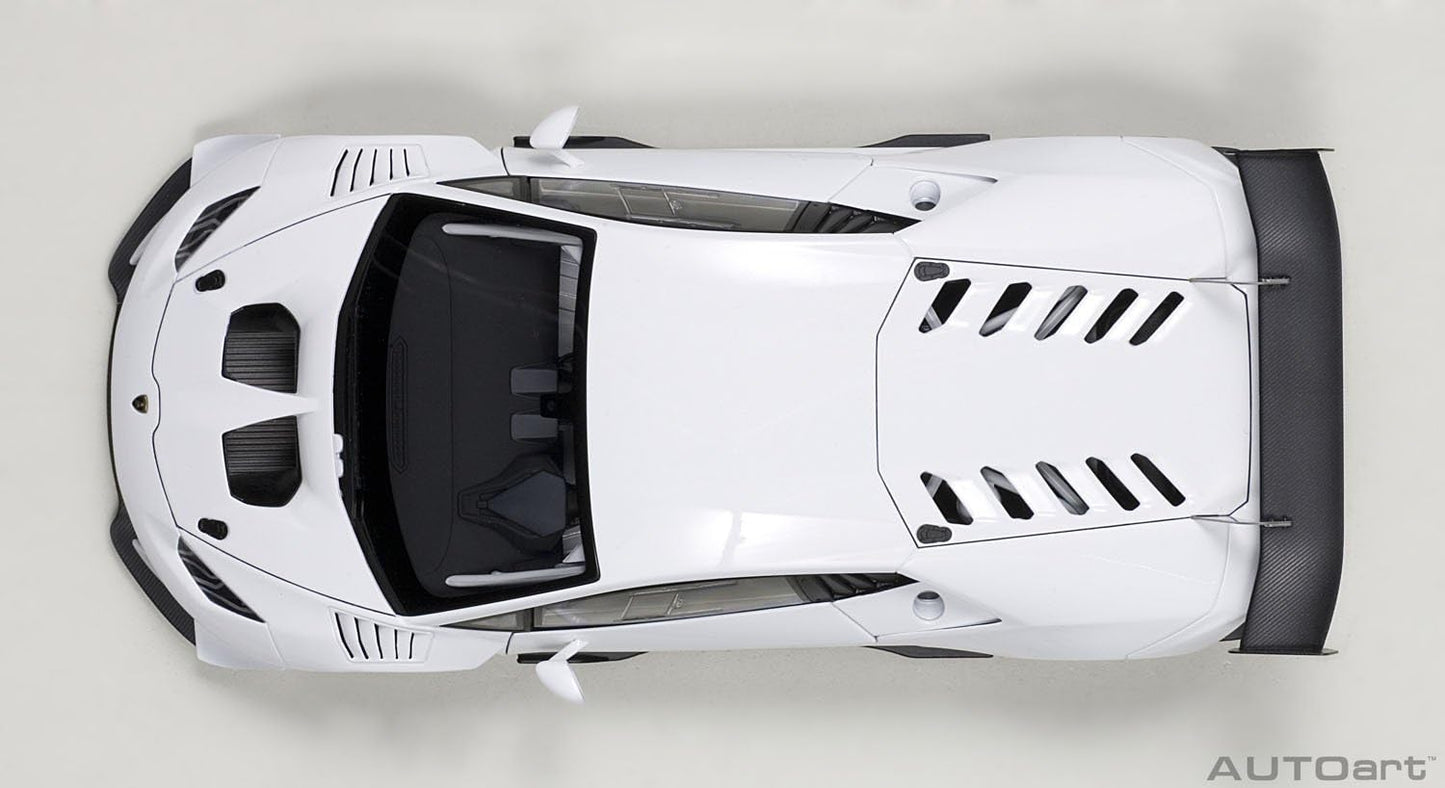 AUTOart 2015 Lamborghini Huracan Super Trofeo Blanco Isis (Solid White) 1:18