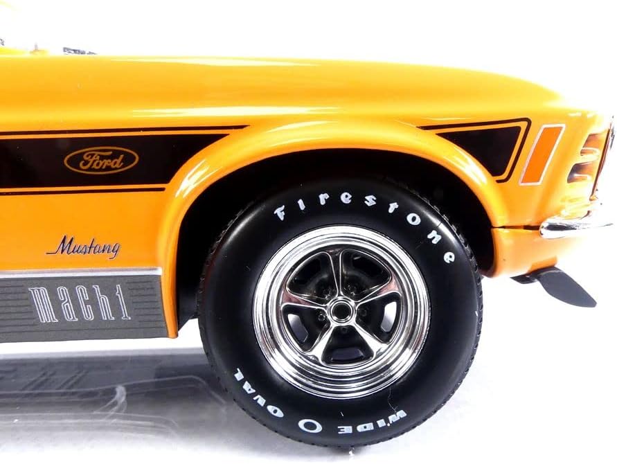 Maisto 1970 Ford Mustang Mach-1 Coupe Orange 1:18