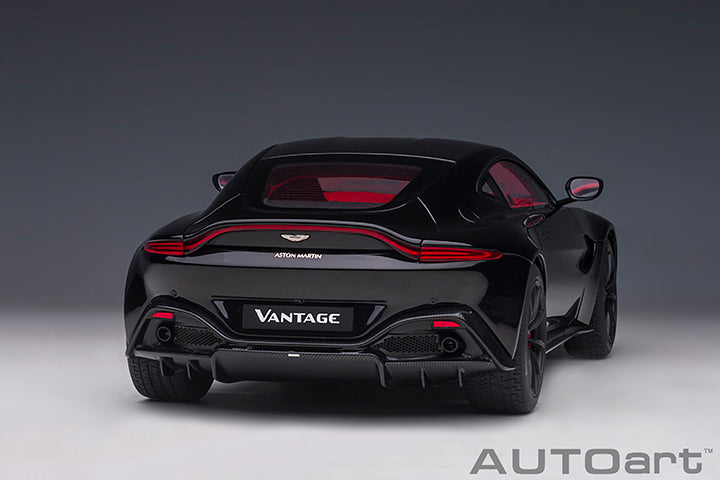 AUTOart 2019 Aston Martin Vantage Jet Black w/ Carbon Roof 1:18