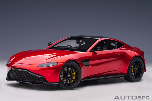 AUTOart 2019 Aston Martin Vantage Hyper Red w/ Carbon Roof 1:18