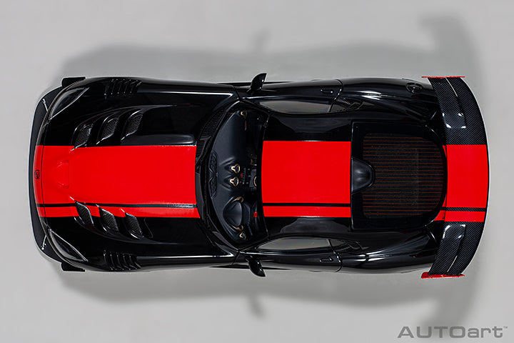 AUTOart 2017 Dodge Viper GTS-R Commemorative Edition ACR Black w/ Red Stripes 1:18