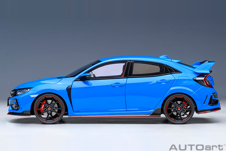 AUTOart 2021 Honda Civic Type R (FK8) Racing Blue Pearl 1:18