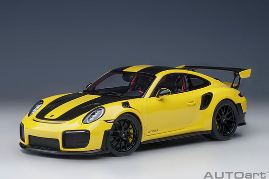 AUTOart Porsche 911 991.2 GT2 RS w/ Weissach Pkg Racing Yellow 1:18
