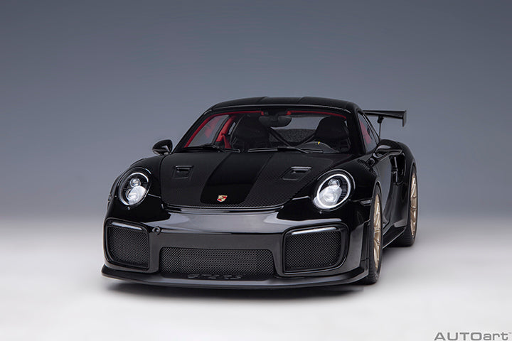 AUTOart Porsche 911 991.2 GT2 RS w/ Weissach Pkg Black 1:18