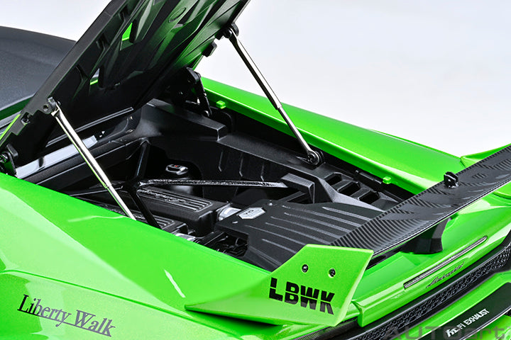 AUTOart Lamborghini Huracan GT Liberty Walk LB Silhouette Works Pearl Green 1:18