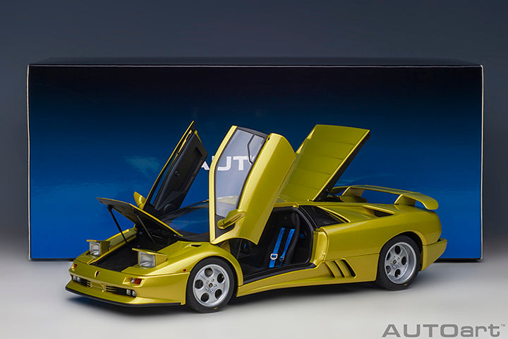 AUTOart 1995 Lamborghini Diablo SE30 Giallo Spyder Metallic Yellow 1:18