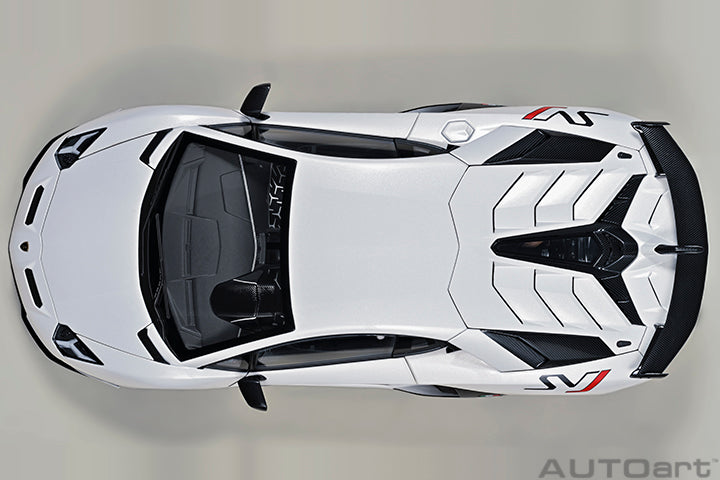 AUTOart 2016 Lamborghini Aventador SVJ Bianco Asopo (Pearl White) 1:18