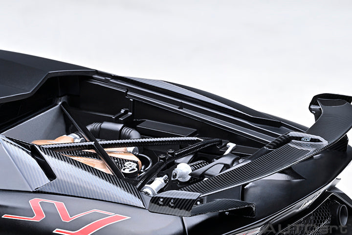 AUTOart 2016 Lamborghini Aventador SVJ Matte Black 1:18