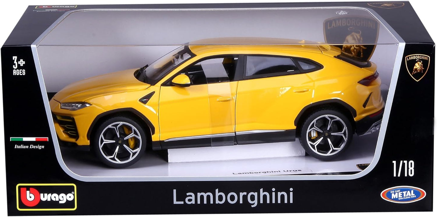 Bburago 2018 Lamborghini Urus Yellow 1:18
