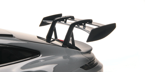 Minichamps 2022 Porsche 911 992 GT3 RS Dark Grey w/ Weissach Package, Black Wheels & Deco 1:18 LIMITED