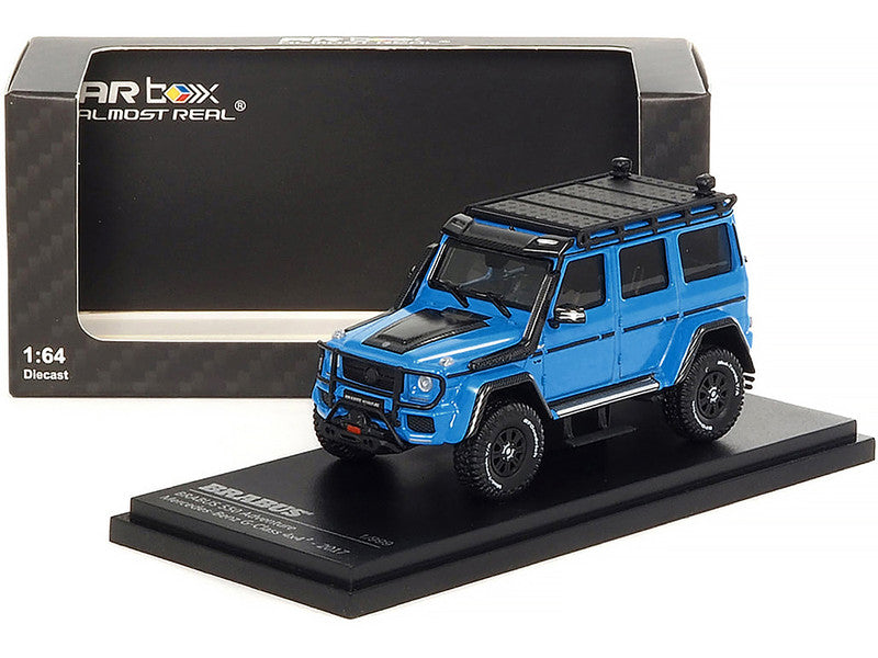 Almost Real 2017 Mercedes Benz G Class Brabus 550 Adventure 4x4 Blue 1:64 LIMITED