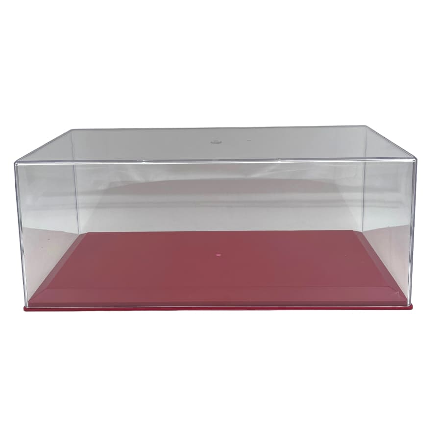 Vetrina Display Case Plexi-Glass with Red Base 1:18
